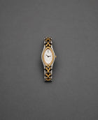Yves Saint Laurent YSL Vintage Two-Tone Oval Watch