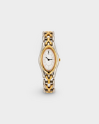 Yves Saint Laurent YSL Vintage Two-Tone Oval Watch