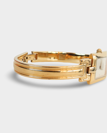 Givenchy Paris Vintage Gold-Tone Rectangular Bangle Watch