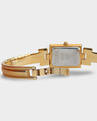 Givenchy Paris Vintage Gold-Tone Rectangular Bangle Watch