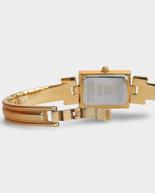 Givenchy Paris Vintage Gold-Tone Rectangular Bangle Watch