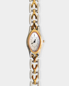 Yves Saint Laurent YSL Vintage Two-Tone Oval Watch