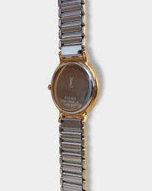 Yves Saint Laurent YSL Vintage Two-Tone Champagne Dial Watch