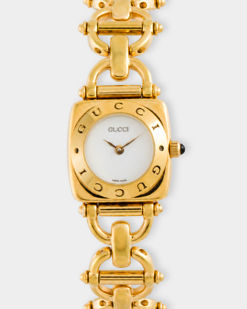 Gucci Vintage 6400L Gold-Plated Horsebit Watch
