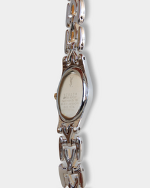Yves Saint Laurent YSL Vintage Two-Tone Oval Watch