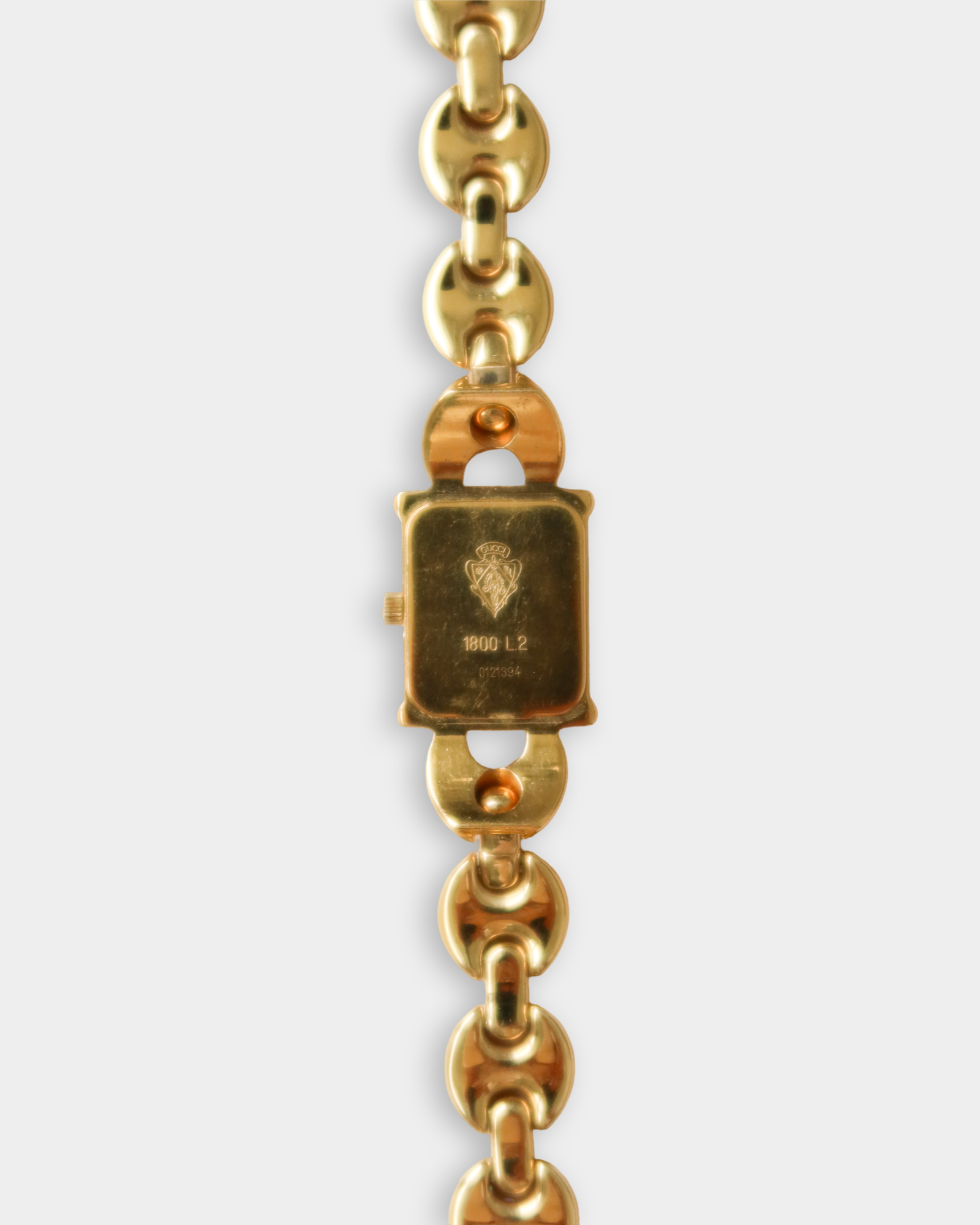 Gucci Vintage 1800L Gold-Tone Chain Bracelet Watch