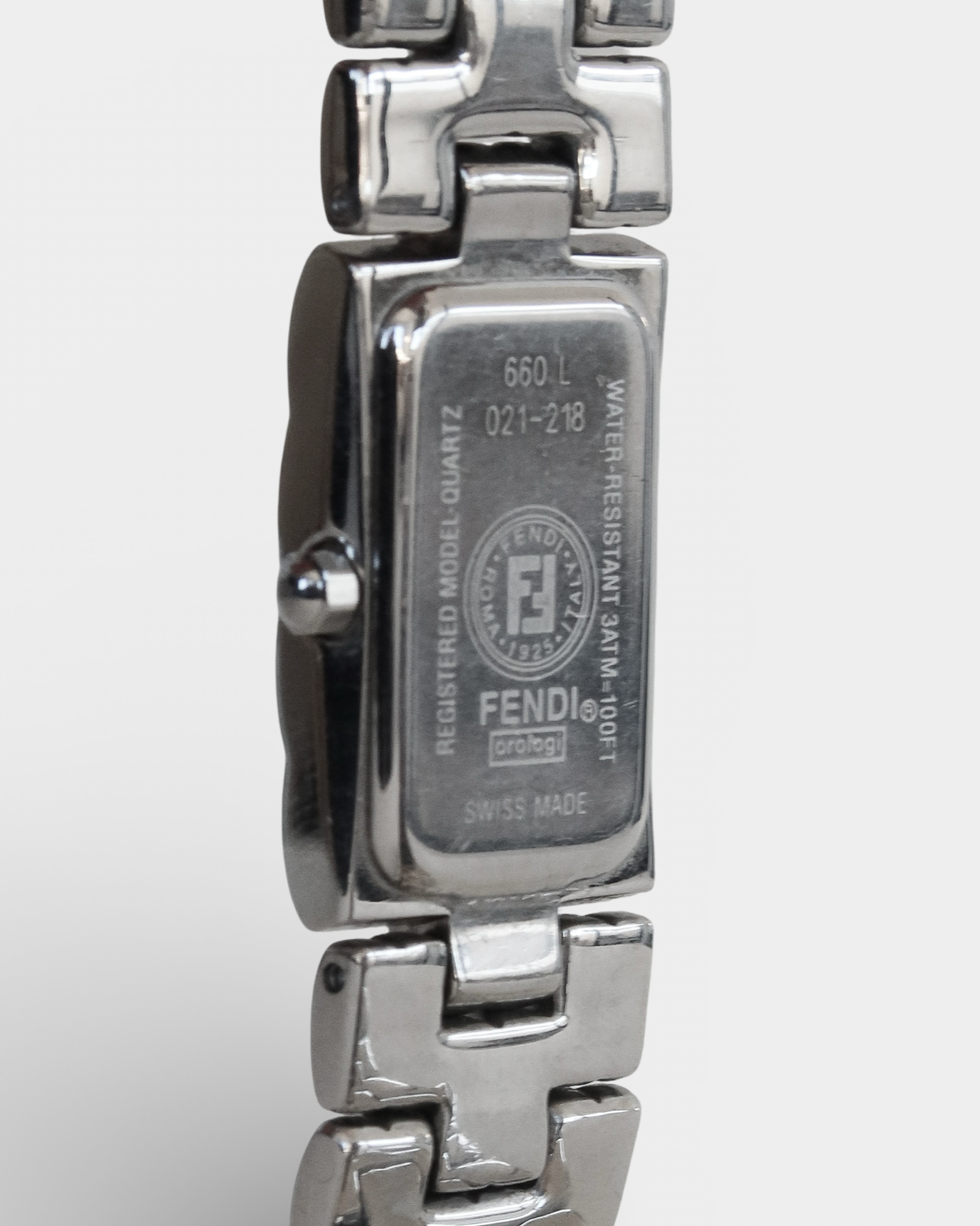 Fendi Orologi Vintage Blue Dial Bracelet Watch
