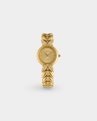 Rado Vintage Gold-Tone Crystal Leaf Bracelet Watch