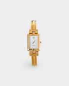 Givenchy Paris Vintage Gold-Tone Rectangular Bangle Watch