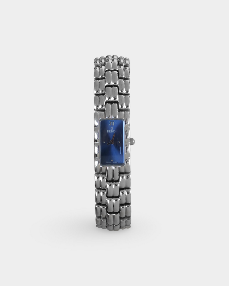 Fendi Orologi Vintage Blue Dial Bracelet Watch