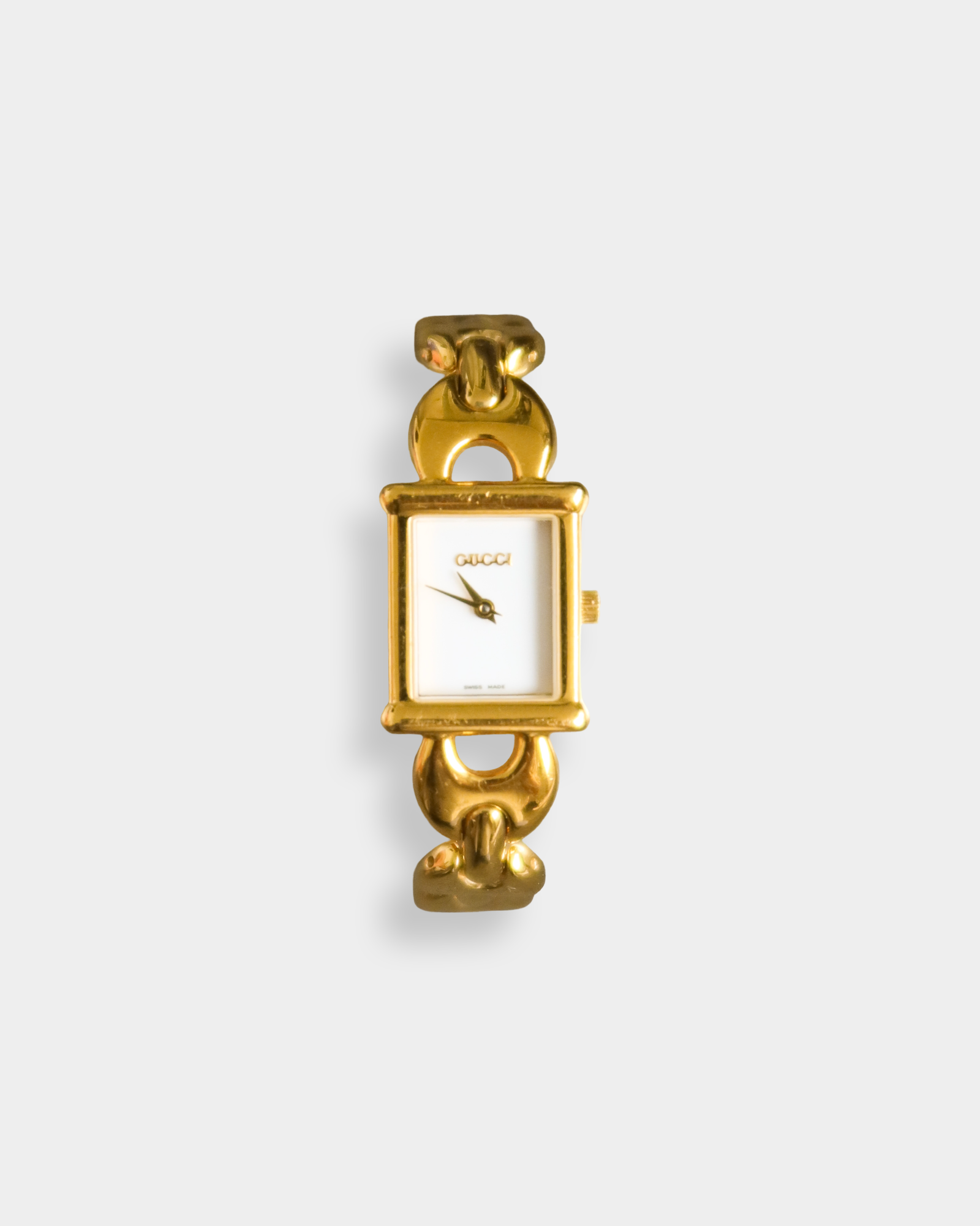 Gucci Vintage 1800L Gold-Tone Chain Bracelet Watch