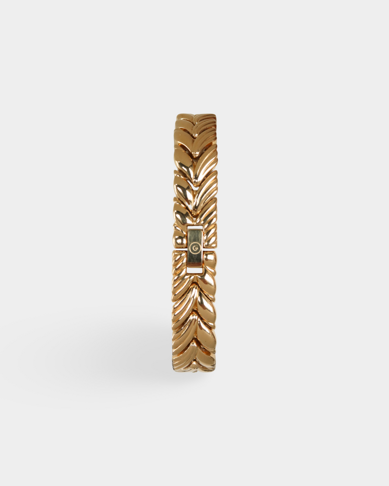 Grès Paris Vintage Gold Leaf Bracelet Watch