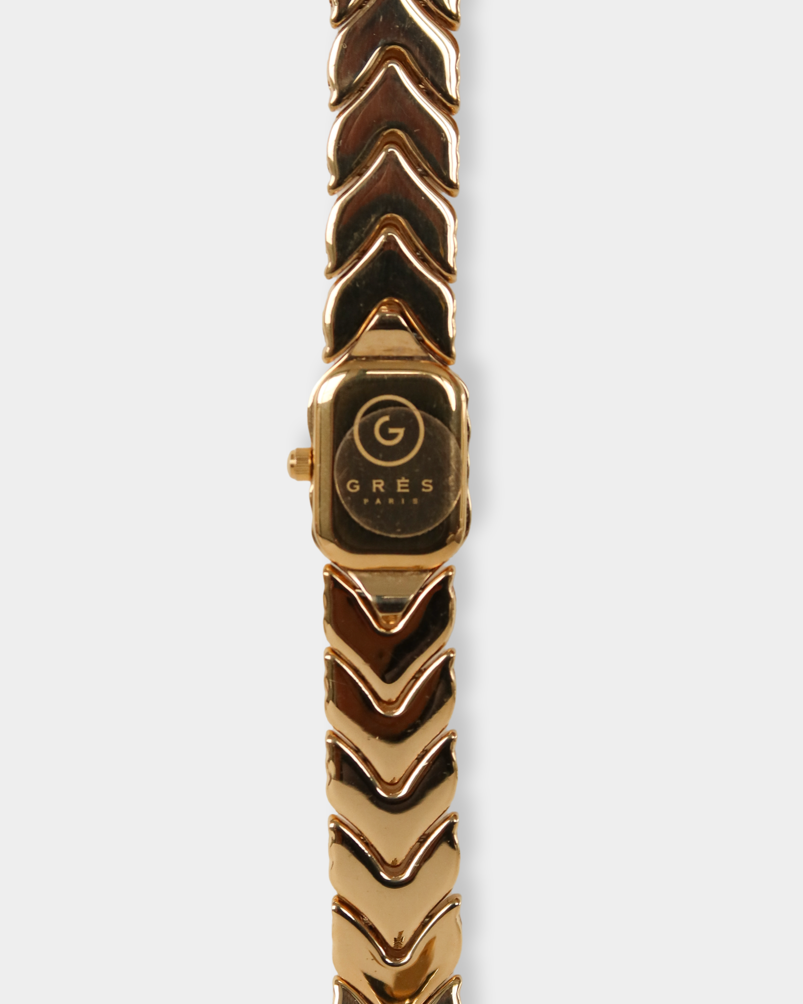 Grès Paris Vintage Gold Leaf Bracelet Watch