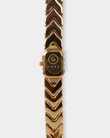 Grès Paris Vintage Gold Leaf Bracelet Watch