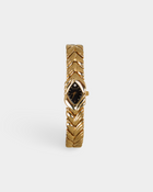Grès Paris Vintage Gold Leaf Bracelet Watch