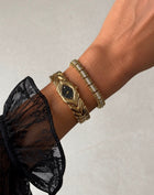 Grès Paris Vintage Gold Leaf Bracelet Watch