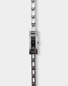 Gucci Vintage 3900L Diamond-Set Black Dial Bracelet Watch