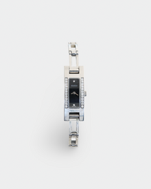 Gucci Vintage 3900L Diamond-Set Black Dial Bracelet Watch