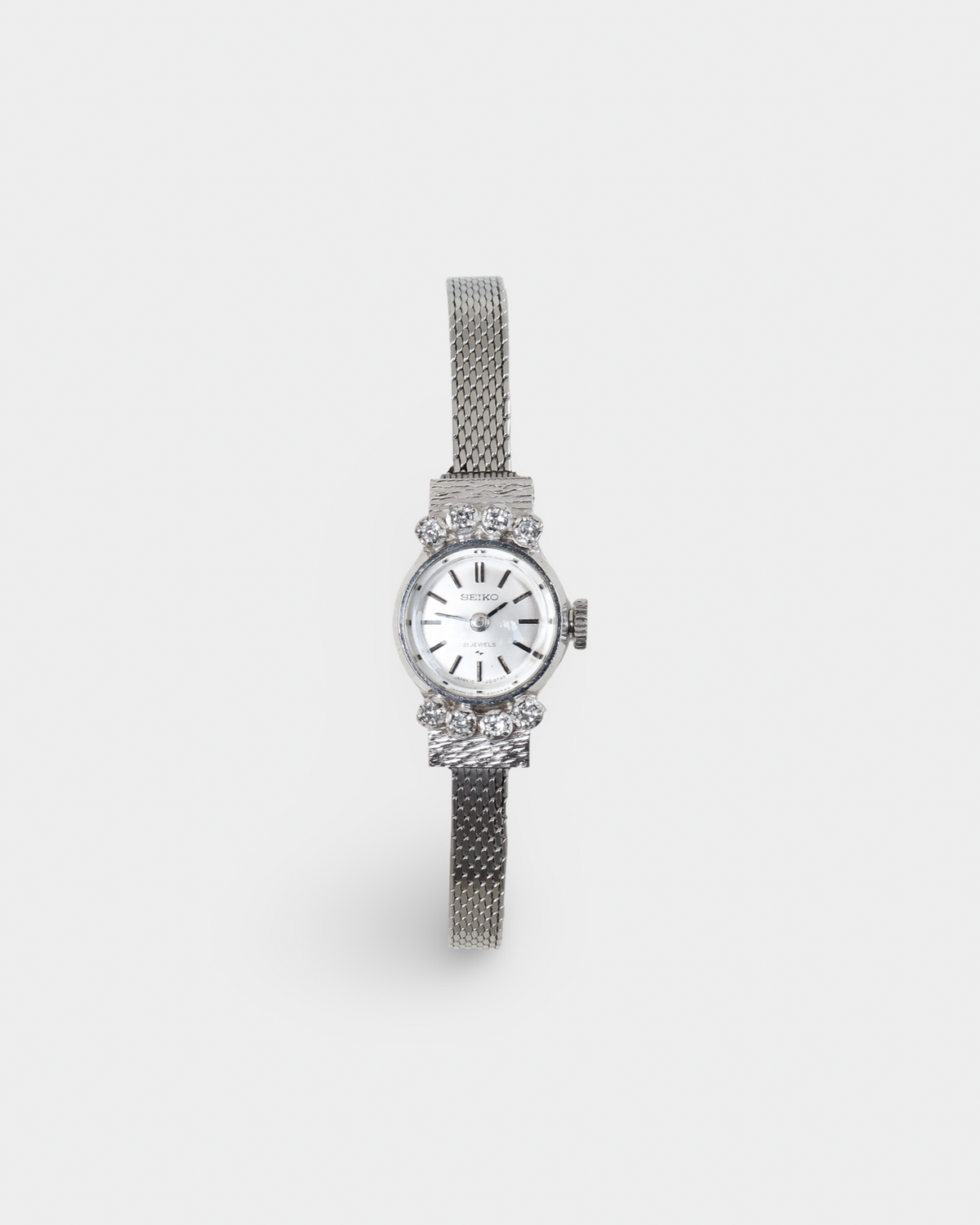 Seiko Vintage 21 Jewels Stone Set Cocktail Watch