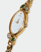 Seiko Vintage Emerald Green Jewel Rope Bracelet Watch