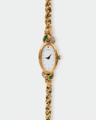 Seiko Vintage Emerald Green Jewel Rope Bracelet Watch