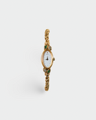 Seiko Vintage Emerald Green Jewel Rope Bracelet Watch