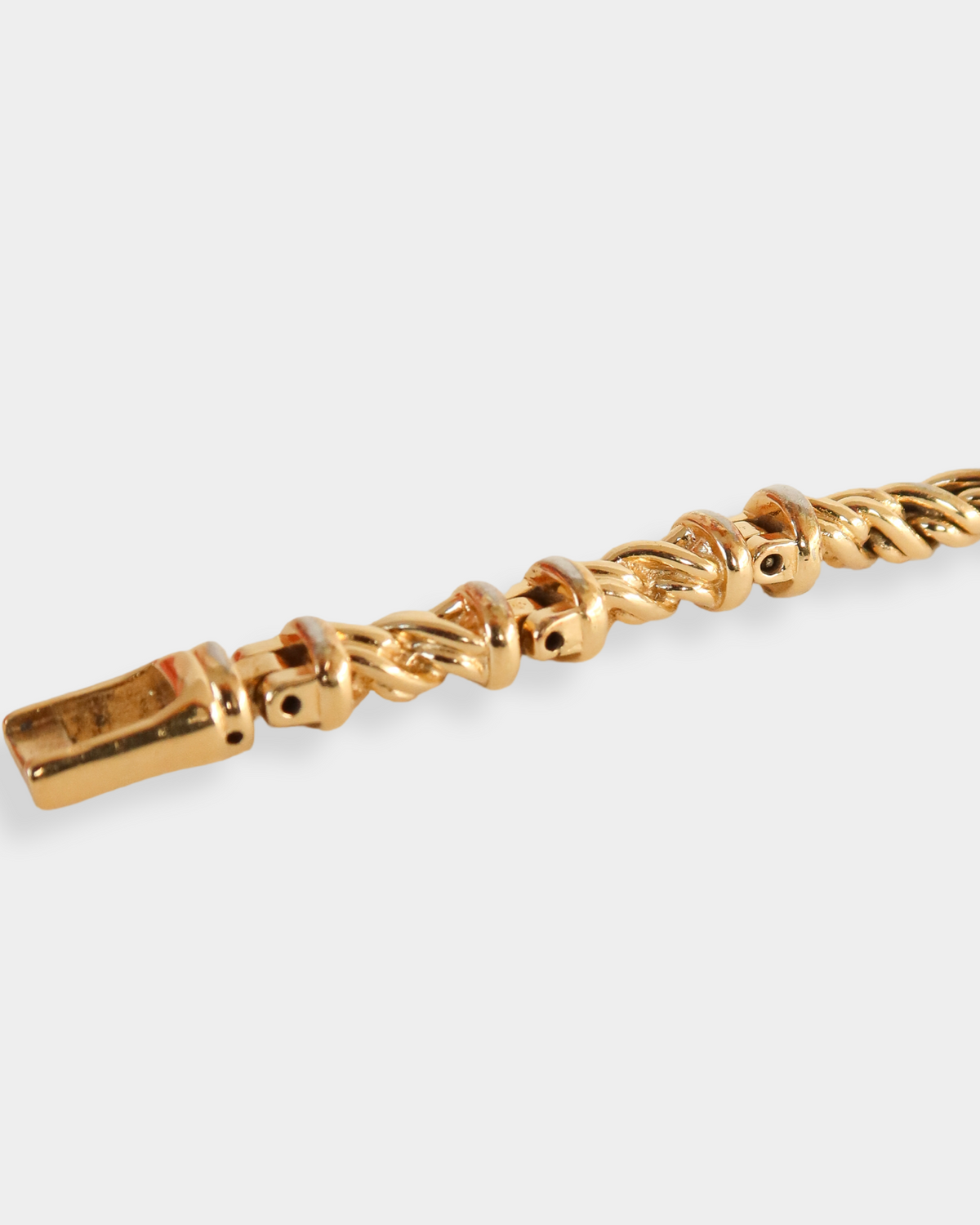 Seiko Vintage Ruby Crystal Rope Bracelet Watch