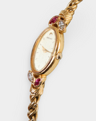 Seiko Vintage Ruby Crystal Rope Bracelet Watch