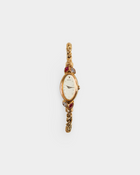 Seiko Vintage Ruby Crystal Rope Bracelet Watch