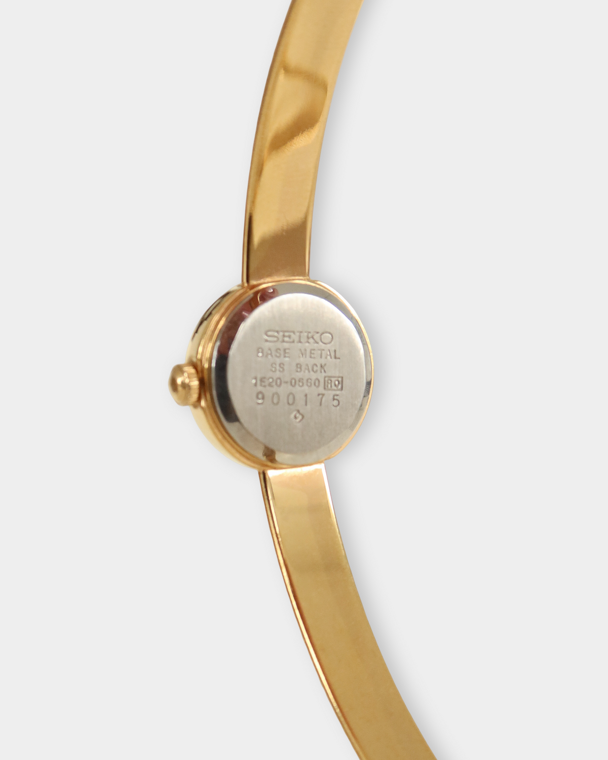 Seiko Vintage Sculptural Double Bangle Watch