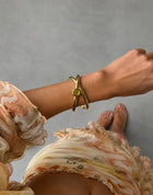 Seiko Vintage Sculptural Double Bangle Watch