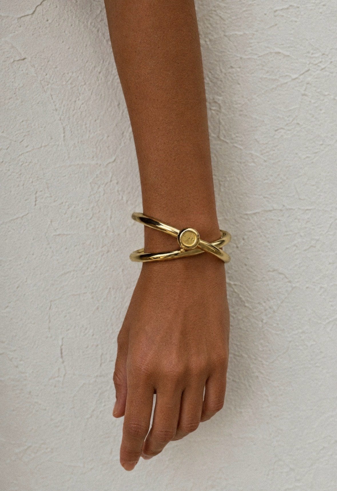 Seiko Vintage Sculptural Double Bangle Watch
