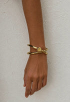 Seiko Vintage Sculptural Double Bangle Watch