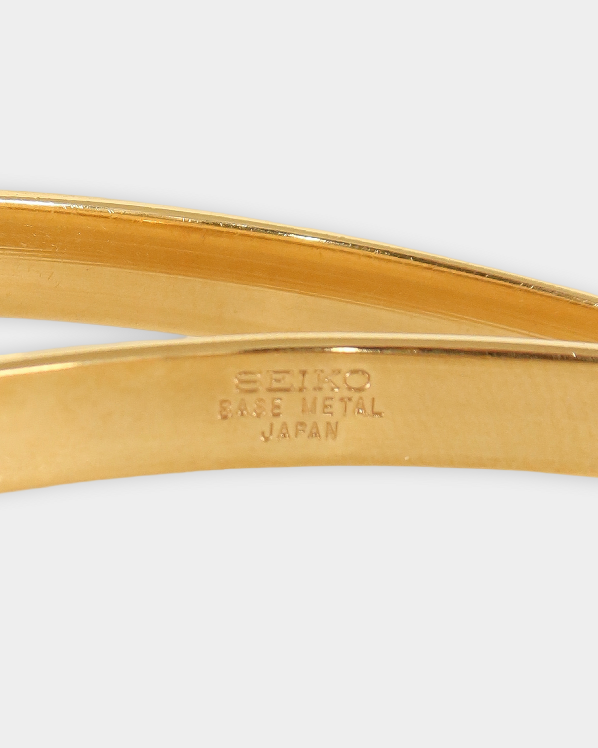 Seiko Vintage Sculptural Double Bangle Watch