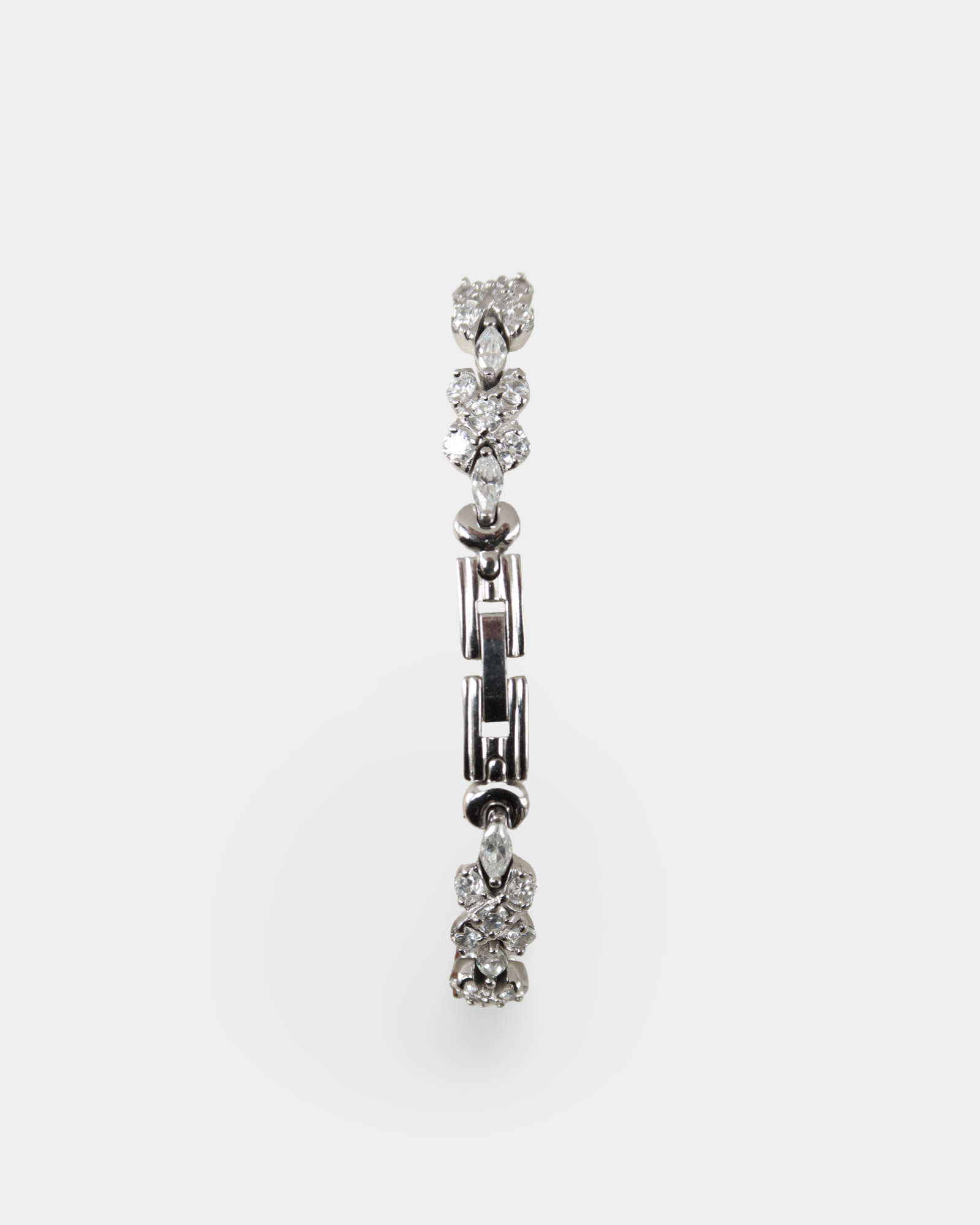 Valentino Moradei Vintage Crystal-Set Mother of Pearl Watch