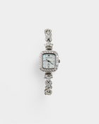 Valentino Moradei Vintage Crystal-Set Mother of Pearl Watch
